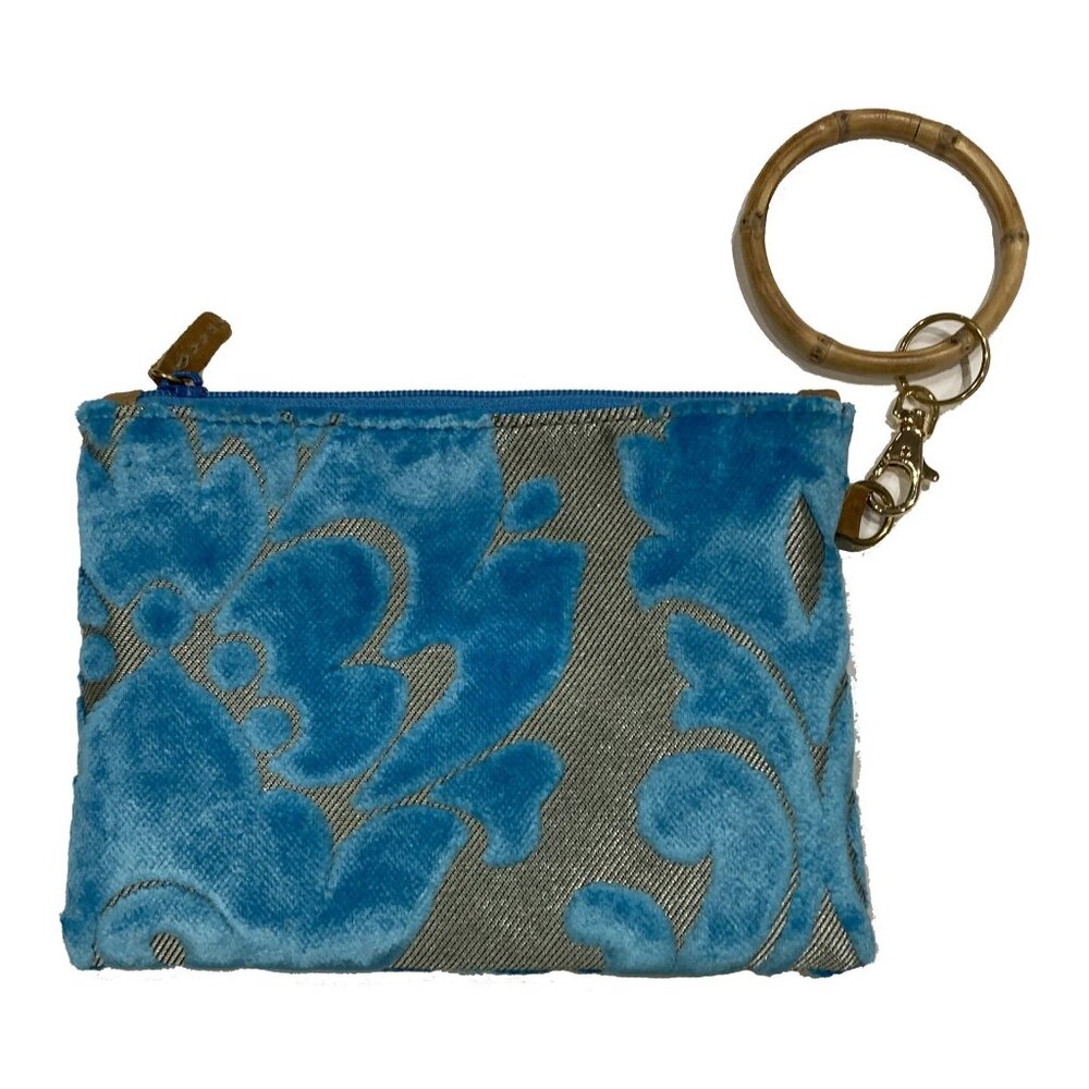 Violet: Vibrant Ocean Blue Chenille Mosaic - Glenda Gies
